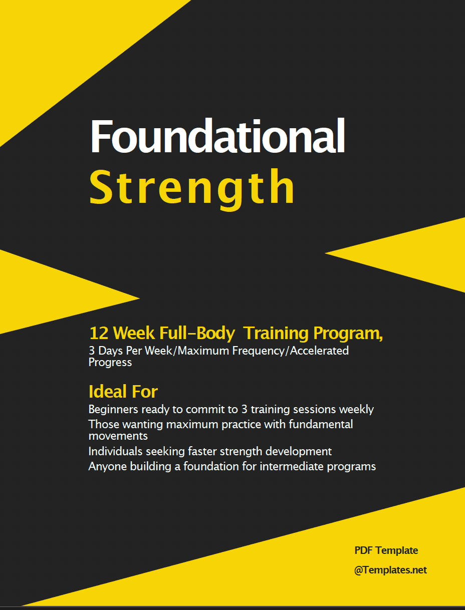 Foundational Strength (3-Day)